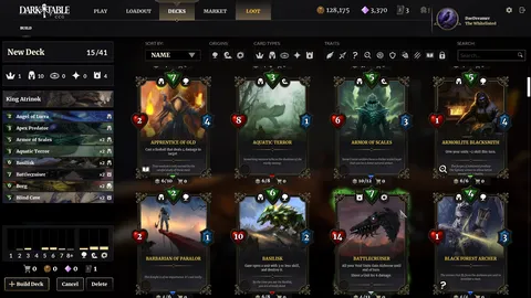 Dark Table CCG screenshot