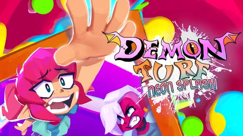 Demon Turf Neon Splash screenshot