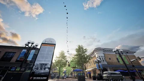 Downtown Rush: The Parkour Game screenshot