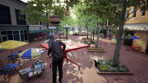 Downtown Rush: The Parkour Game screenshot