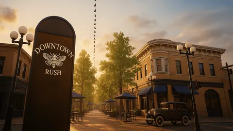 Downtown Rush: The Parkour Game screenshot