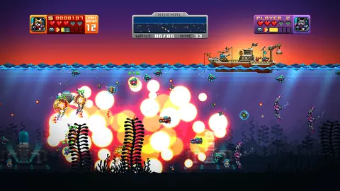 Aqua Kitty: Milk Mine Defender screenshot