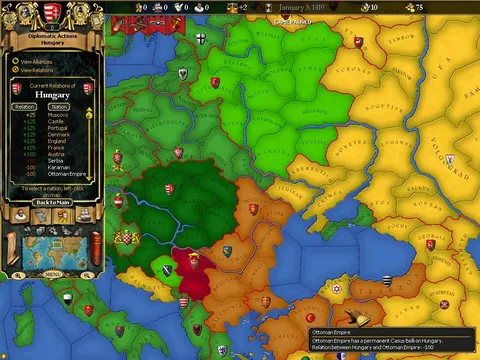 For The Glory: A Europa Universalis Game screenshot