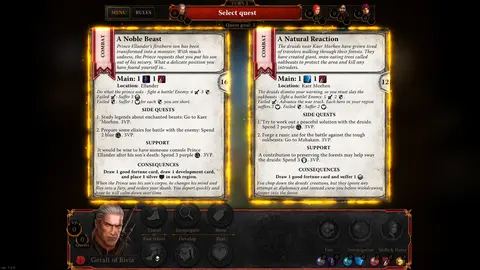 The Witcher Adventure Game screenshot