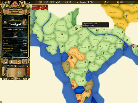 For The Glory: A Europa Universalis Game screenshot