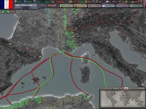 Hearts of Iron III screenshot