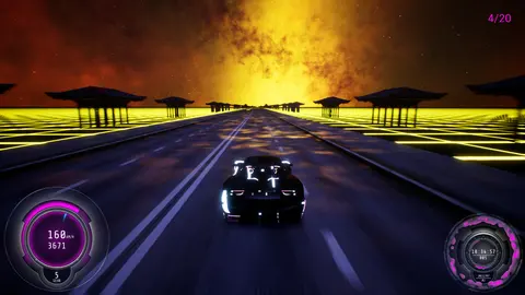 Synthwave Burnout screenshot