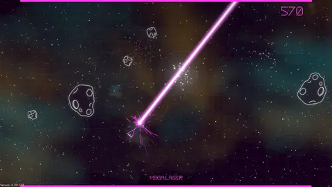Asteroids Recharged screenshot
