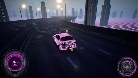 Synthwave Burnout screenshot