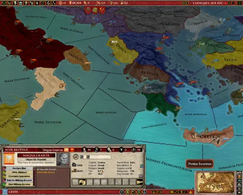 Europa Universalis: Rome Gold screenshot