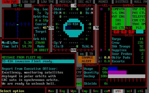 STAR FLEET II - Krellan Commander Version 2.0 screenshot
