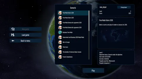 Geo-Political Simulator 2026 Edition screenshot