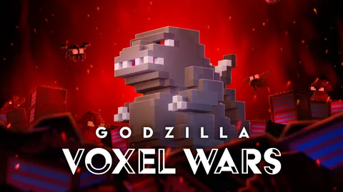 Godzilla Voxel Wars screenshot