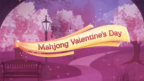 Mahjong Valentine's Day screenshot