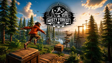 Misty Forest: The Parkour Game screenshot