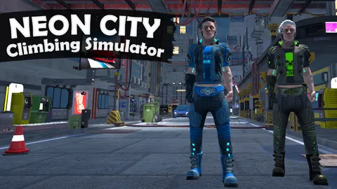 Neon City Climbing Simulator screenshot
