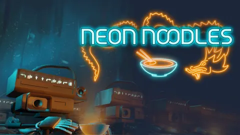 Neon Noodles - Cyberpunk Kitchen Automation screenshot