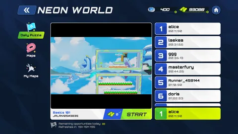 Neon Runners screenshot