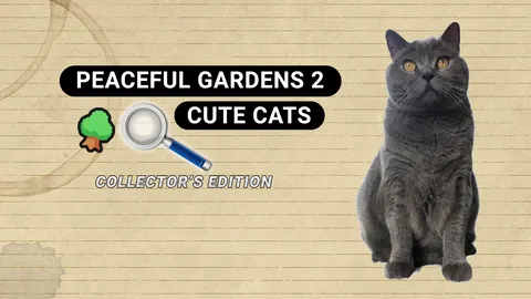 Peaceful Gardens 2: Cute Cats Collector's Edition screenshot