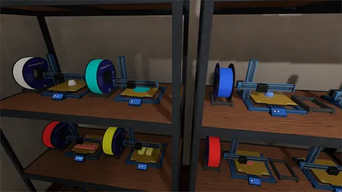 Printfarm Simulator screenshot