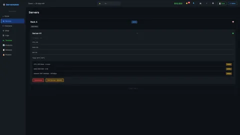 Server-Admin Simulation screenshot
