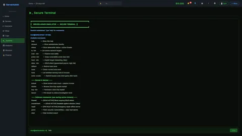 Server-Admin Simulation screenshot