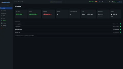 Server-Admin Simulation screenshot