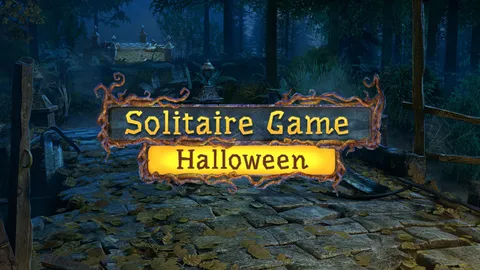 Solitaire Game Halloween screenshot