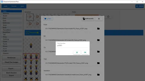 Character Generator Plus screenshot