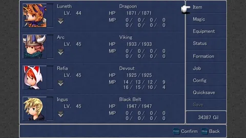 Final Fantasy III (3D Remake) screenshot