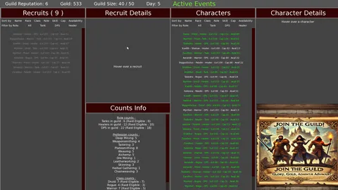 Heroes' Call - A Casual MMO Guild Sim screenshot