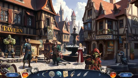 Adventures & Quests - The black Crystal screenshot