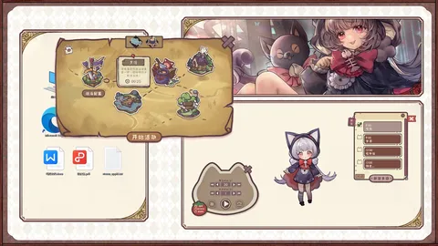 Desktop Kitten Girl screenshot