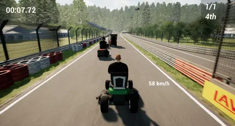 Lawnmower Game Racing 2: Drunken screenshot