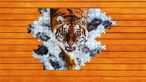 Big Cat Jigsaw Quest screenshot