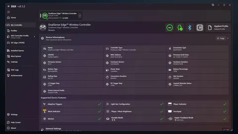 DSX screenshot