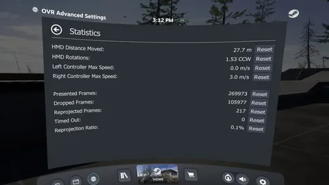 OVR Advanced Settings screenshot