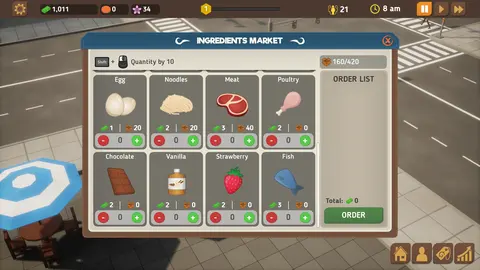 Food Park Manager screenshot