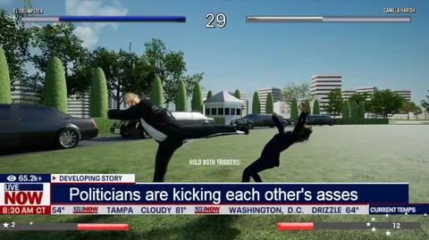 Election FighterZ: Kamala vs trump screenshot