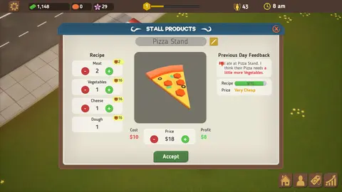 Food Park Manager screenshot