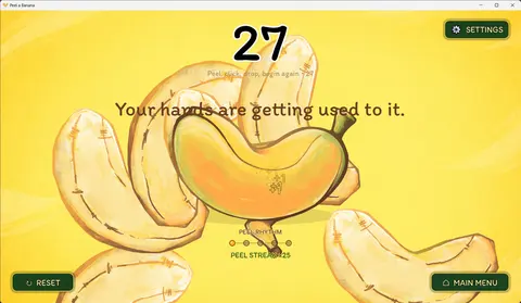 Peel a banana screenshot