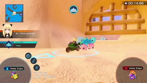 Neptunia Riders VS Dogoos screenshot