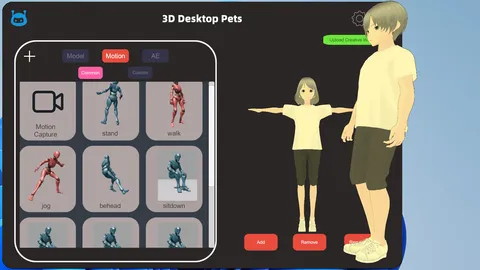 3D Desktop Pets screenshot