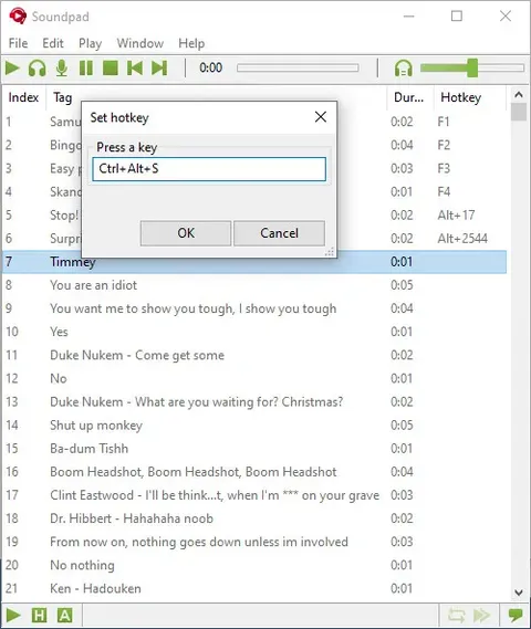 Soundpad screenshot