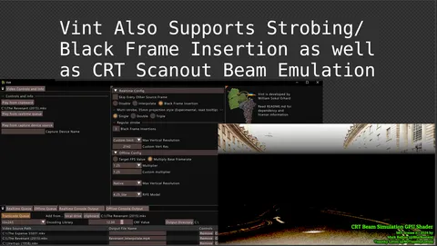 Vint: Realtime Video Interpolation and CRT Emulation screenshot