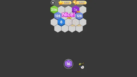 Hexa Fusion 2048 screenshot