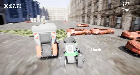 Lawnmower Game Racing 2: Drunken screenshot