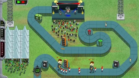 Rock 'N' Roll Defense screenshot