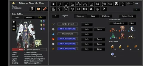 Idling to Rule the Gods screenshot