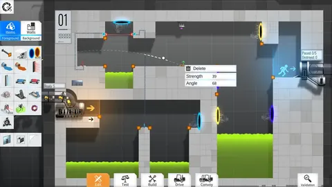 Bridge Constructor Portal screenshot